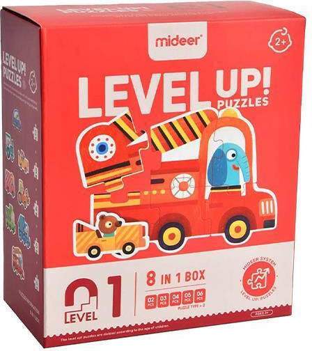 Παιδικό Puzzle Traffic για 2+ Ετών 6pcs MiDeer