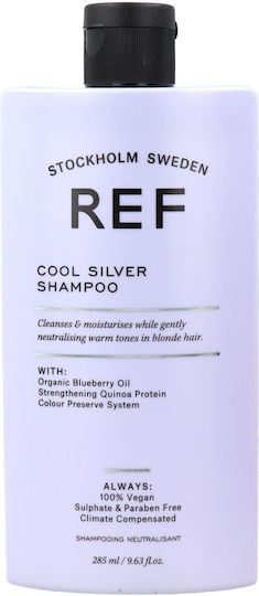 REF Cool Silver Shampoos Hydration & Shine for All Hair Types 285ml