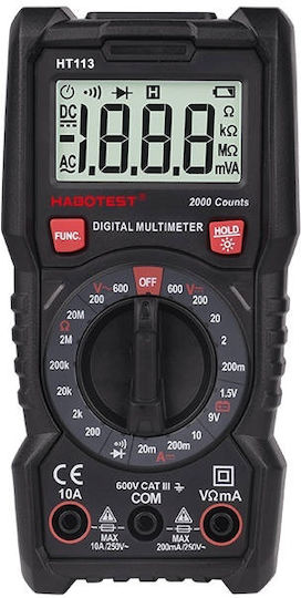 Habotest Digital Multimeter with Measurement AC / DC / Resistor HT113