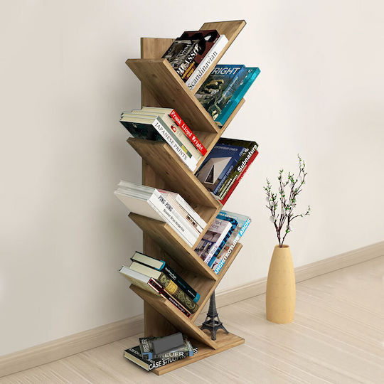 Βιβλιοθήκη Milton Pine / Oak 44x22x121εκ. Βιβλιοθήκη Milton Pine / Oak 44x22x121εκ.