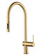 Imex Berna Tall Kitchen Faucet Counter with Shower Gold