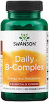 Swanson Daily B-Complex Vitamină pentru Energie, Păr & Piele 100 capsule veget