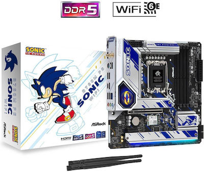 ASRock B760M PG Sonic Wi-Fi Motherboard Micro ATX with Intel 1700 Socket