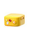 Children's Storage Box made of Plastic Yellow 33.2x31.7x18.1cm 1pcs