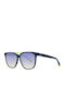 Web Men's Sunglasses with Blue Plastic Frame and Blue Gradient Lens WE0263 90W