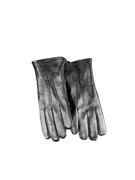 Guess Μαύρα Ανδρικά Δερμάτινα Γάντια