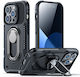 Joyroom Dual Hinge Armored Back Cover Πλαστικό / Σιλικόνης 1.5mm Μαύρο (iPhone 14 Pro)