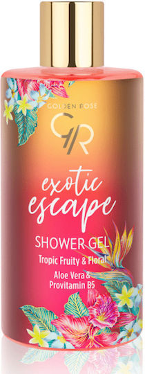 Golden Rose Exotic Escape Soothing Shower Gel with Scent Tropic Fruity & Floral 350ml
