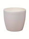 PLASTONA Caspo Pot ROTO BRILLANTE 16 Ø16 X 14,5 cm/2,3 lt WHITE