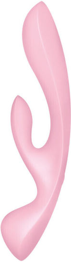 Satisfyer Triple Oh Δονητής Rabbit 27.5cm Ροζ