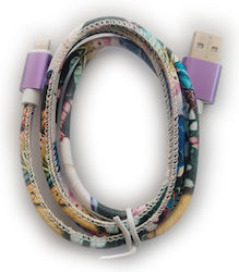 eSTUFF Soft Wire Metal Case USB-A la Lightning 1m