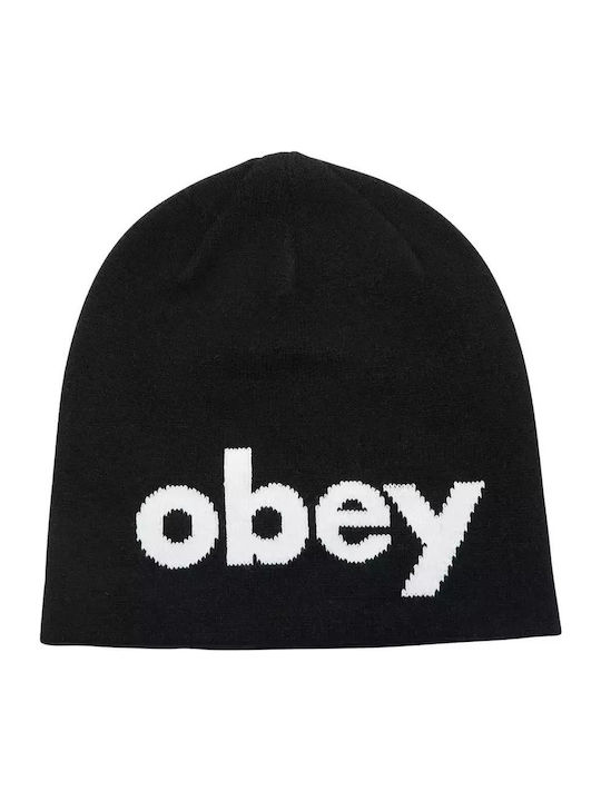 Lowercase Beanie Masculin Căciulă Tricotat în culoarea Negru