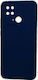 Matt 1.2mm Back Cover Silicon 1.2mm Albastru închis (Poco C40)