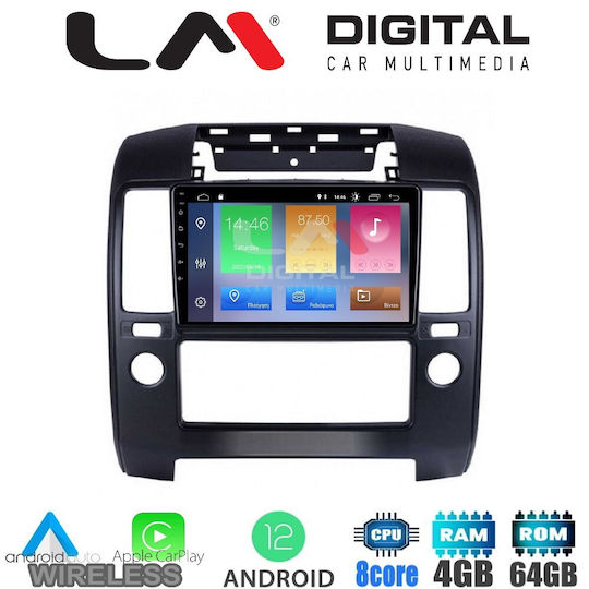 LM Digital Auto-Audiosystem für Nissan NV200 / Navara / NP300 2006-2016 (Bluetooth/USB/WiFi/GPS/Apple-Carplay/Android-Auto) mit Touchscreen 9"