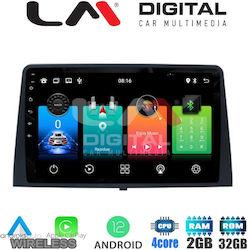 LM Digital Car Audio System for Peugeot Partner Toyota Proace Citroen Berlingo Honda City Partner 2009+ (Bluetooth/USB/WiFi/GPS/Apple-Carplay) with Touch Screen 10.1"