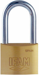 IFAM IFAM K40AL Steel Padlock Brass with Key 40mm 1pcs