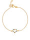 Excite-Fashion Women's Bracelet Chain with design Heart made of Silver Gold Plated with Zircon