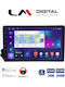 LM Digital Sistem Audio Auto pentru Ssangyong Actyon / Kyron 2006-2015 (Bluetooth/USB/WiFi/GPS/Apple-Carplay/Android-Auto) cu Ecran Tactil 9"