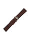 Tzevelion Leather Strap Coffee 24mm