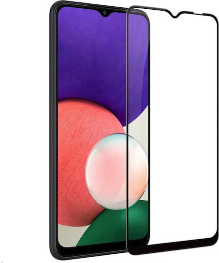9D Закалено стъкло за цялото лице Черен (Galaxy A22 5G)