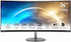 MSI MP341CQ Ultrawide VA Curved Monitor 34" QHD 3440x1440 με Χρόνο Απόκρισης 4ms GTG