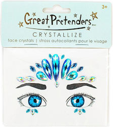 Ocean Mermaid Crystals Face Stickers