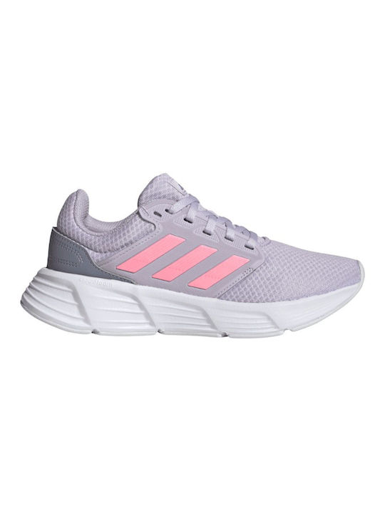 Adidas Galaxy 6 Γυναικεία Αθλητικά Παπούτσια Running Silver Dawn / Beam Pink / Silver Violet
