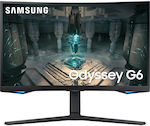 Samsung Odyssey G6 VA HDR (High Dynamic Range) Извити Монитор 27" QHD 2560x1440 240Hz с Време за Реакция 1мс GTG