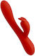 ToyBox Hot Desire Mini Δονητής Rabbit 19cm Red