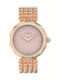 Timex Asheville Ceas de Damă cu Rose Gold Brățară Metalică