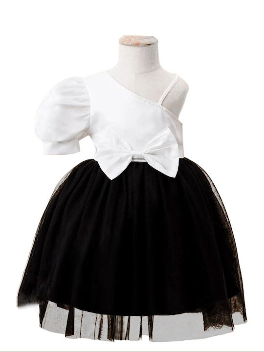 Kinderkleid Kurzärmelig Tüll Mehrfarbig