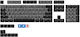 Sharkoon SKILLER SAC20 114 PBT ANSI-Tastenkappen