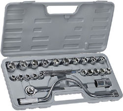 Amtech 69733 Ratchet and Socket Set 1/2" 25 Pieces