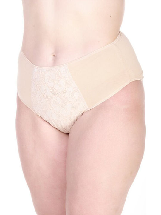 Fay Lingerie Висока талия Дамско Слип Бежов