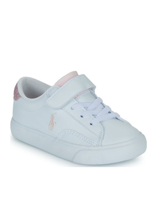 Theron V Ps Kids Sneakers with Scratch White