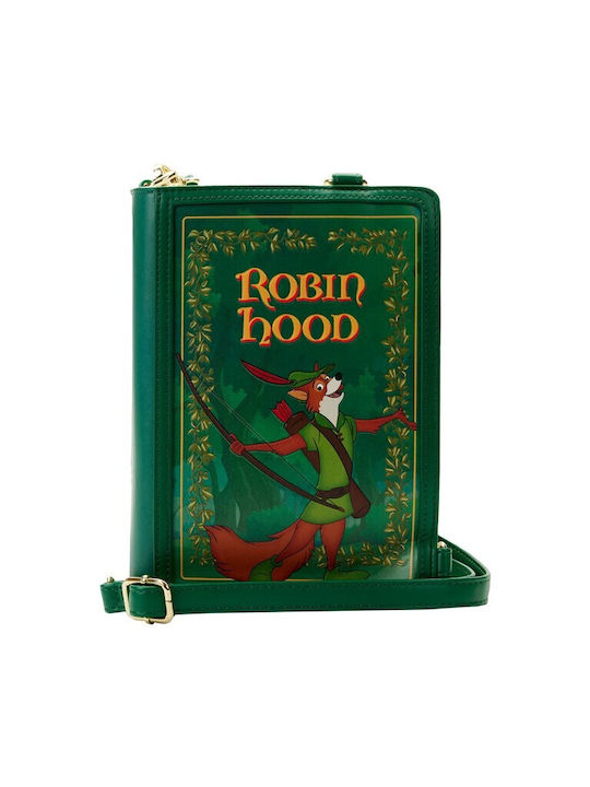 Loungefly Robin Hood Παιδική Τσάντα Ώμου Πράσινη