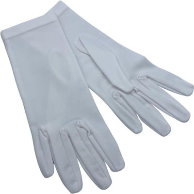 WEDDING GLOVES SATIN WHITE 24 CM