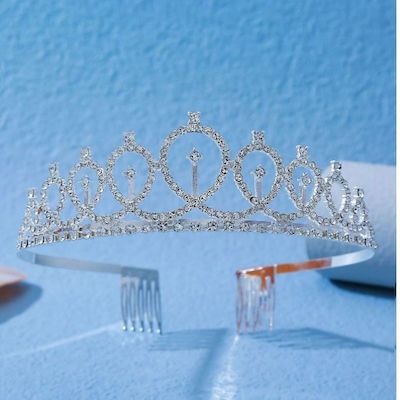 Bridal hair tiara with rhinestones 571