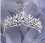 Bridal Hair Tiara with faux pearls and rhinestones 866