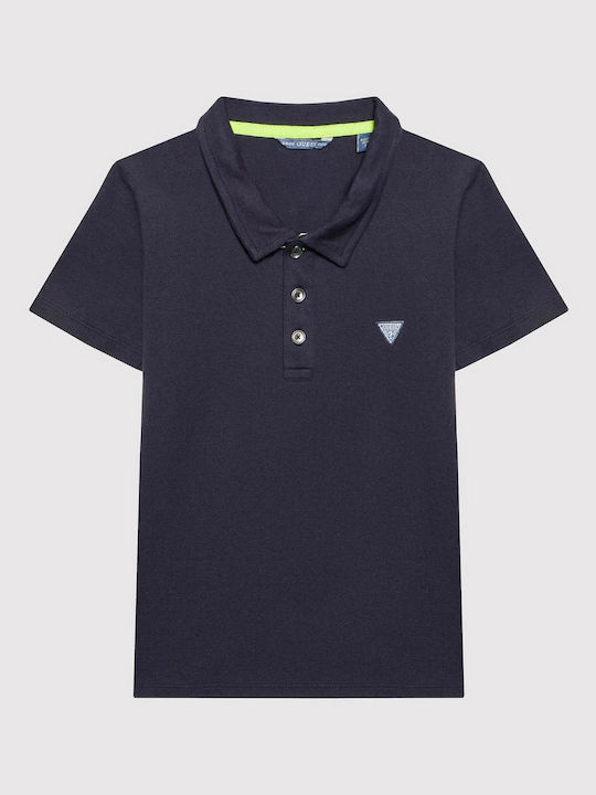 Guess Kids Polo Short Sleeve Navy Blue