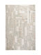 Naf Naf Galleria ZR-362 Handgefertigt Teppich Rechteckig Synthetisch,Polyester/Cotton/Leather White