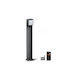 Steinel Steinel Outdoor Floor Lamp Small Post 9W with Warm White Light IP44 Gray