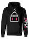 Heroes INC Symbol Logo Kapuzenpulli Tintenfisch-Spiel Schwarz