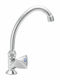 Viospiral Milena Sink Faucet Silver