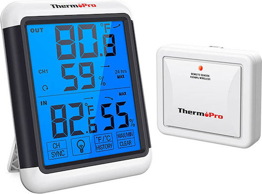 Thermo Pro Touchscreen and Backlight Digital Thermometer & Hygrometer for Indoor Use
