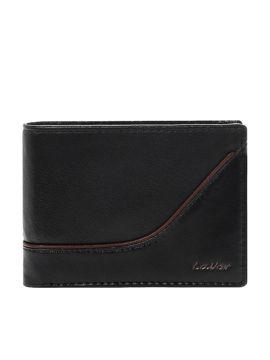 Leather Men's Wallet Classic with RFID Black/Brown
