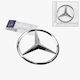 MS664 Car Brand Logo Hood Mercedes Logo 85mm