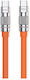 WK WDC-188 USB 2.0 Cable USB-C Male - USB-C 100W PD Orange 1m
