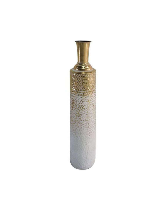 Fylliana Decorative Vase Δαπέδου 564 Gold 15x15x82cm