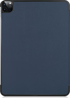 Sonique Smartcase Slim Flip Cover Synthetic Leather Durable Blue (iPad Pro 2020 12.9" / iPad Pro 2021 12.9")